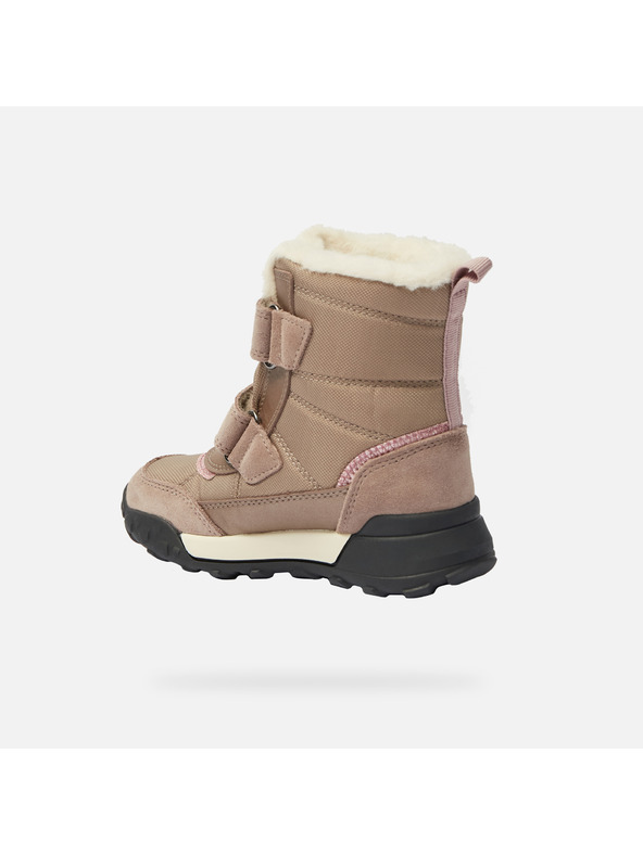 Geox Bež djevojčinska zimska obuća Geox Trekkyup B Ab