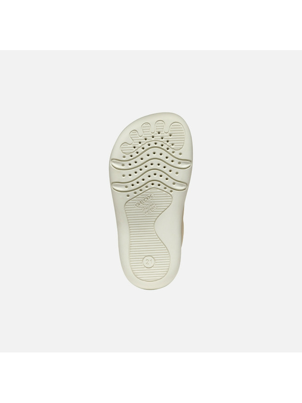Geox Krem barefoot tenisice za djevojčice Geox Steppieup
