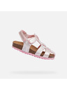 Geox Roze sandale Geox Chalki za djevojčice