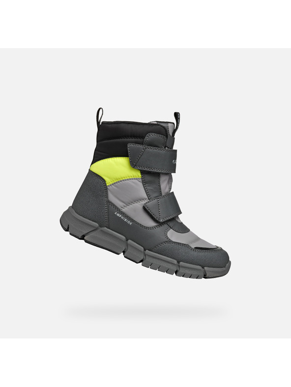 Geox Siva dječja gležnjača Geox Flexyper B Abx