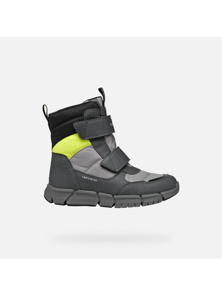 Geox Siva dječja gležnjača Geox Flexyper B Abx