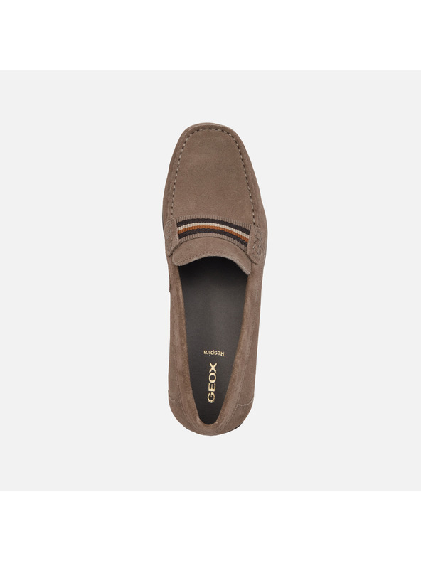 Geox Smeđe mokasin cipele Geox Ascanio
