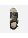 Geox Tamnosmeđe muške sandale Geox Spherica EC5