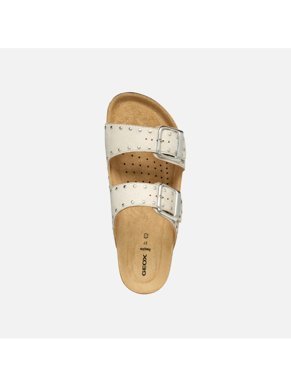 Geox Krem ženske papuče Geox Brionia R