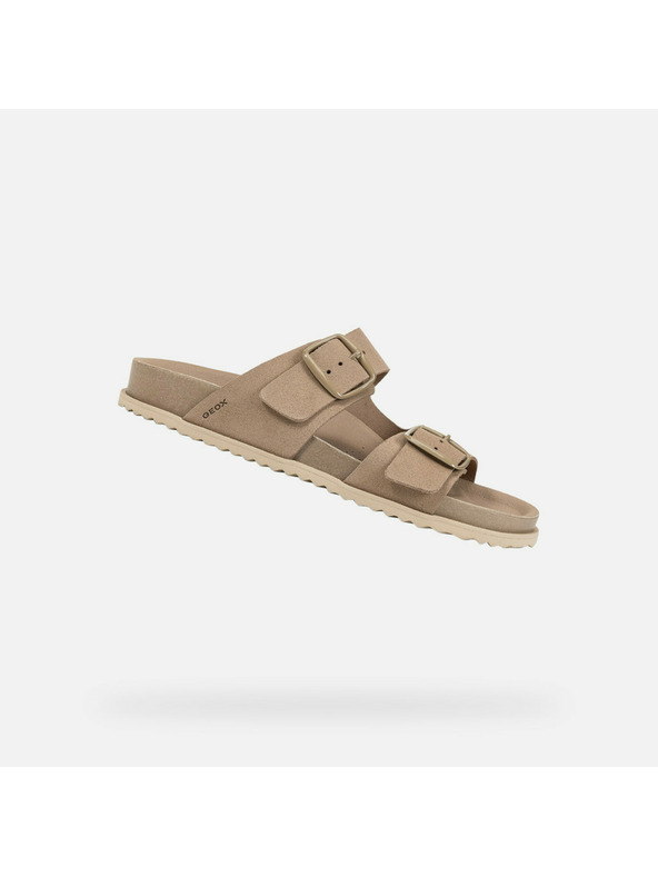 Geox Bež ženske papuče Geox Sandybett
