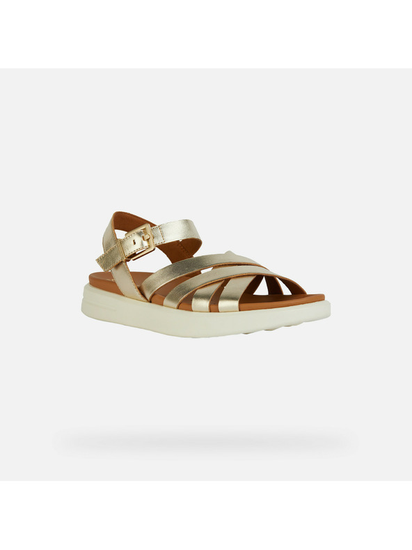 Geox Zlatne ženske sandale Geox XAN2S