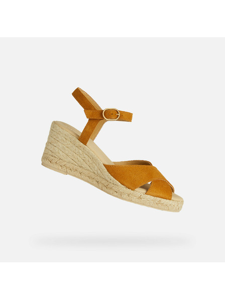 Geox Žute ženske sandale Geox Gelsa Low