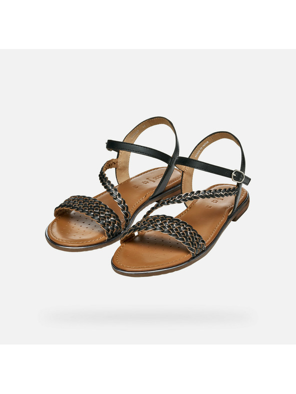 Geox Crne ženske sandale Geox Sozy Plus