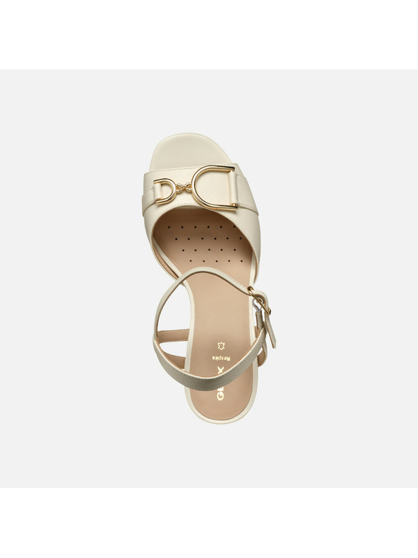 Geox Krem ženske sandale Geox Neeraklia 80