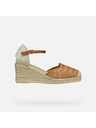 Geox Svijetlosmeđe ženske sandale Geox Gelsa Low