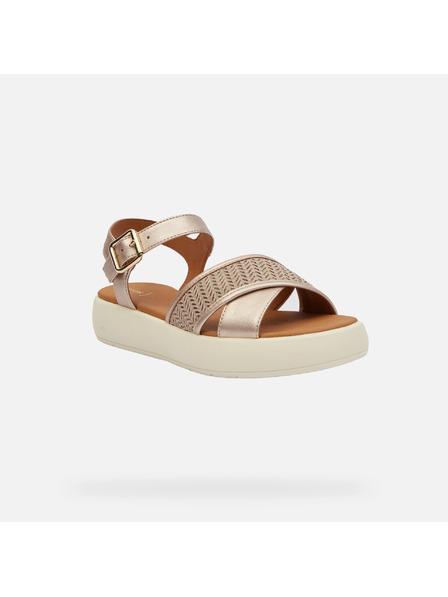 Geox Krem ženske sandale Geox Camalei