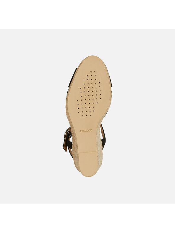 Geox Crne ženske sandale Geox Gelsa Low