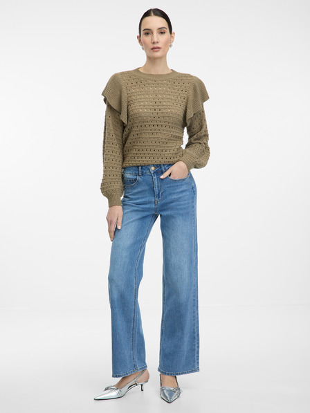 Orsay Plave ženske široke traperice ORSAY