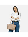 Geox Bež ženska torbica Geox Gardren