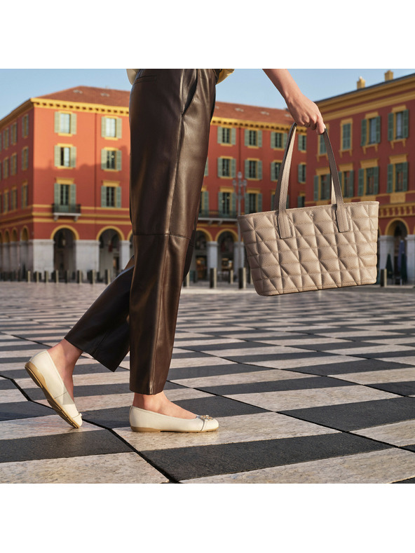 Geox Bež ženska torbica Geox Gardren