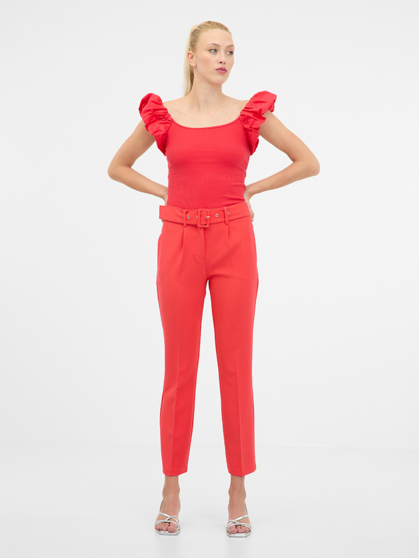 Orsay Crvene ženske hlače ORSAY