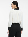 Orsay Krem ženska košulja s kontrastnim ovratnikom ORSAY