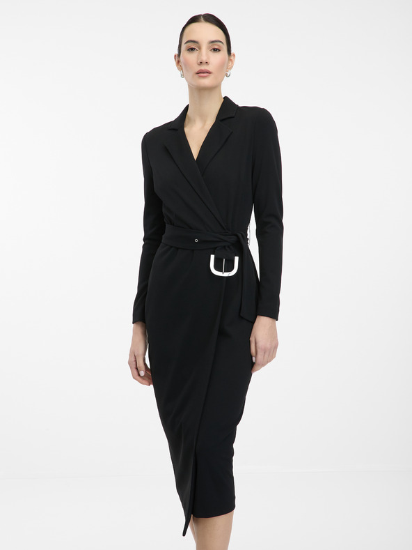 Orsay Crna ženska midi haljina ORSAY