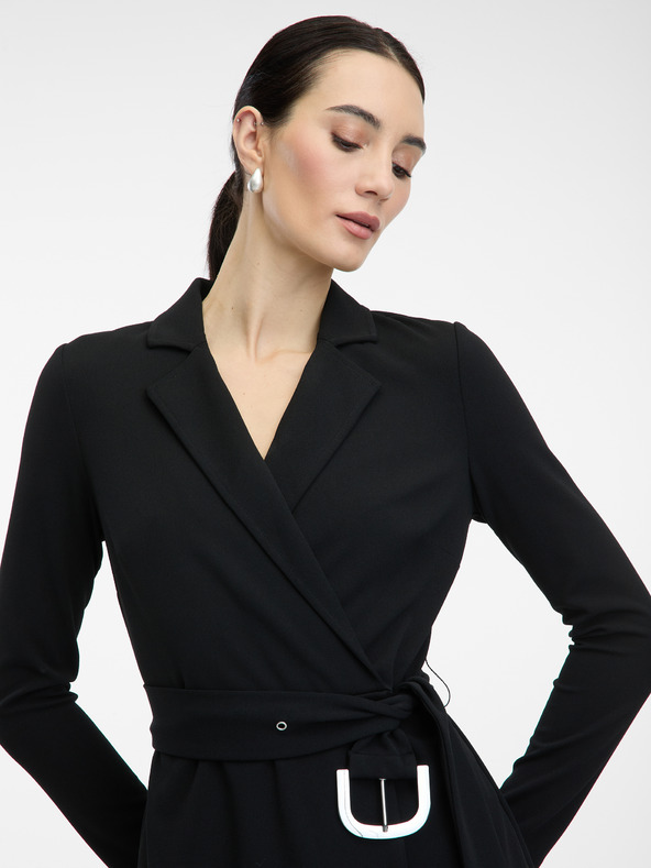 Orsay Crna ženska midi haljina ORSAY