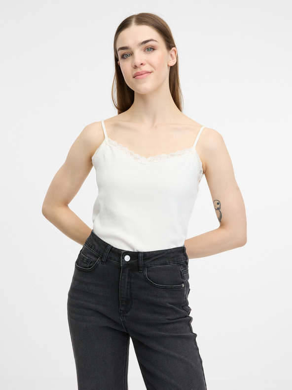 Orsay Krem ženska majica bez rukava ORSAY