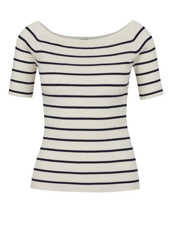 Orsay Krem ženska majica s tričetvrt rukavima ORSAY