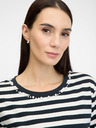 Orsay Tamnoplava ženska majica kratkih rukava na pruge ORSAY
