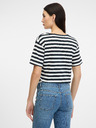 Orsay Tamnoplava ženska majica kratkih rukava na pruge ORSAY
