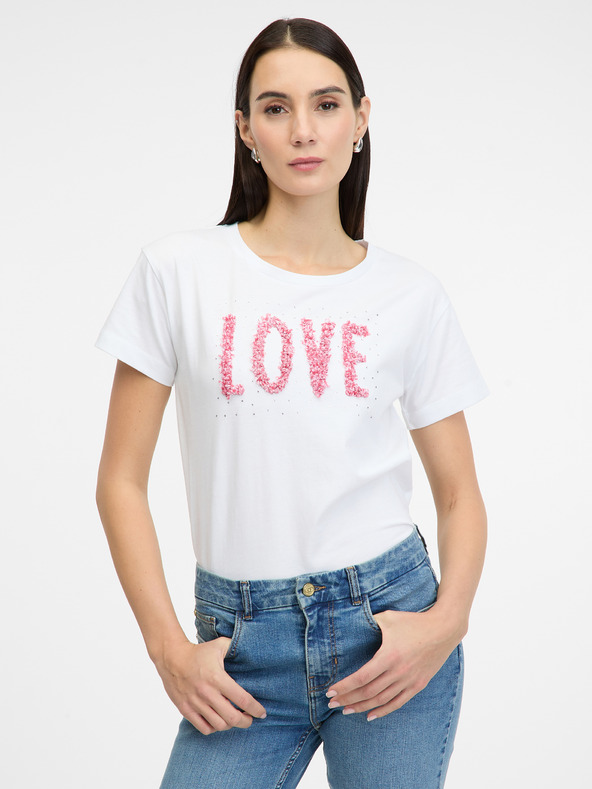 Orsay Bijela ženska majica kratkih rukava ORSAY