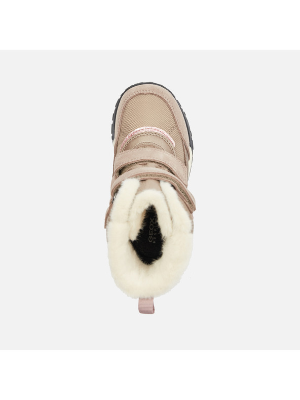 Geox Bež djevojčinska zimska obuća Geox Trekkyup B Ab