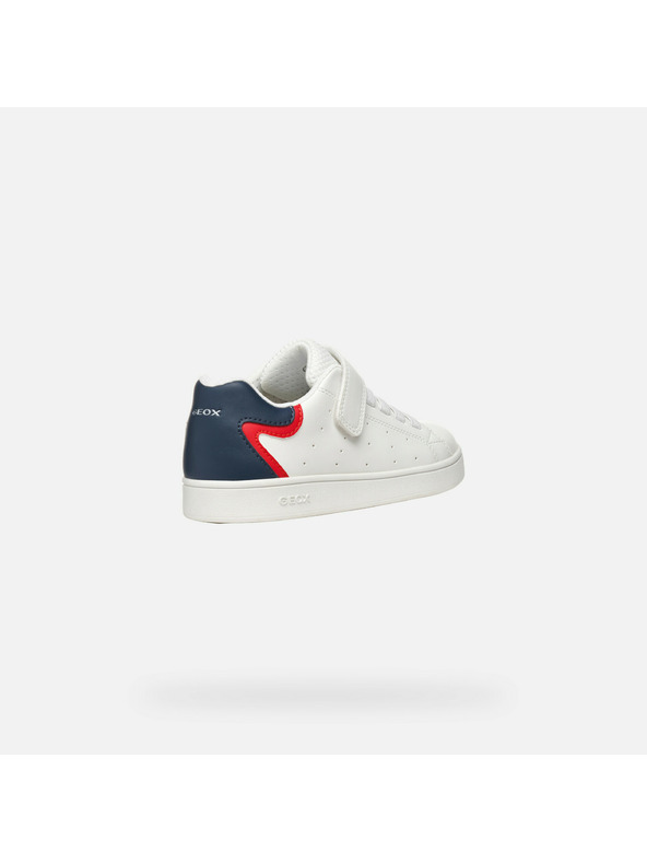 Geox Bijele dječačke tenisice Geox Eclyper