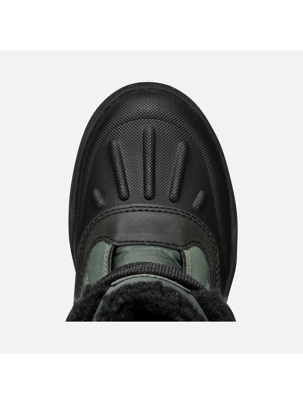 Geox Tamno zelena dječja zimska obuća Geox Bunshee Pg B A