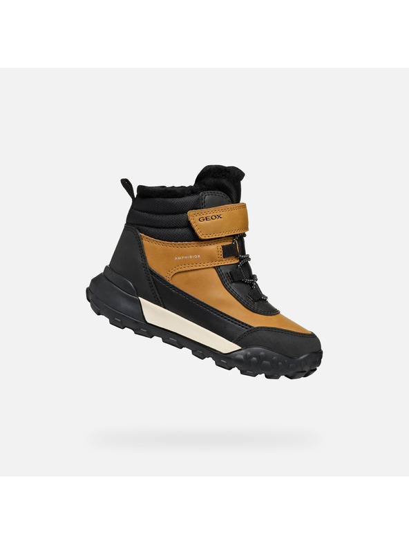 Geox Žuta dječja zimska obuća Geox Trekkyup B Abx
