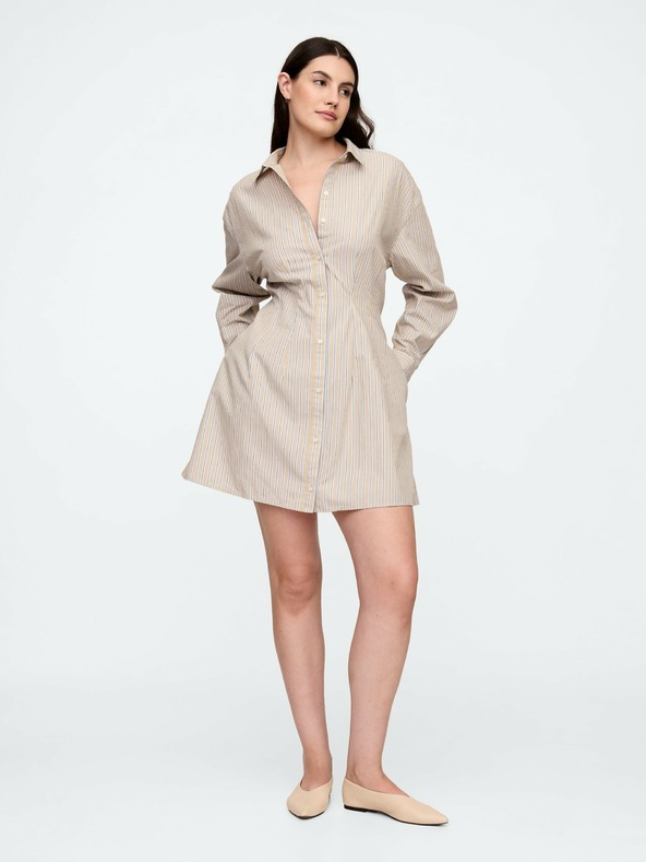 GAP Mini haljina od košulje od poplina