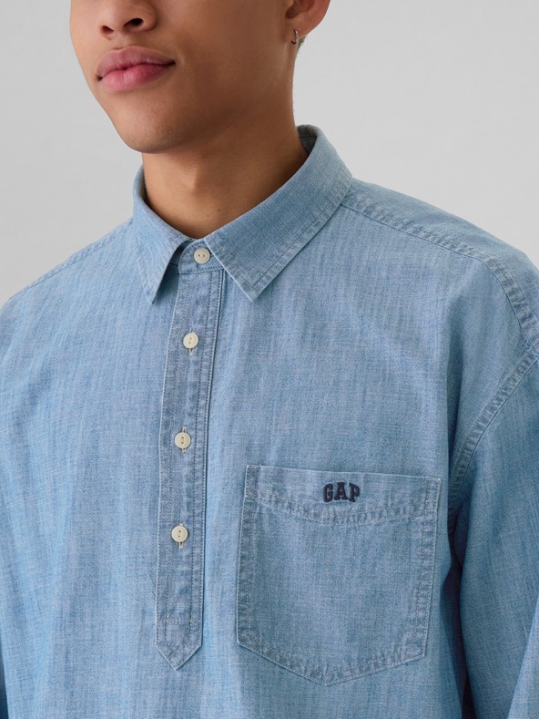 GAP Chambray košulja s GAP logom