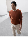 Marks & Spencer Vuneni džemper od extra fine merino vune Marks & Spencer smeđa