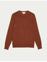 Marks & Spencer Vuneni džemper od extra fine merino vune Marks & Spencer smeđa