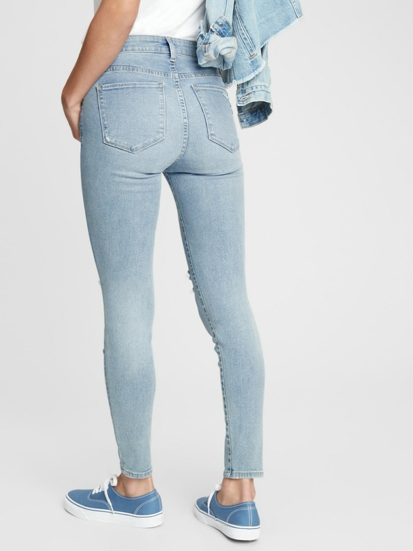 GAP Distressed universal jeggings srednji struk džins GAP