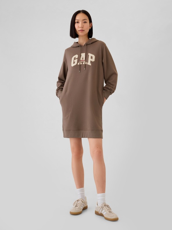 GAP Sweatshirt haljina s logom GAP