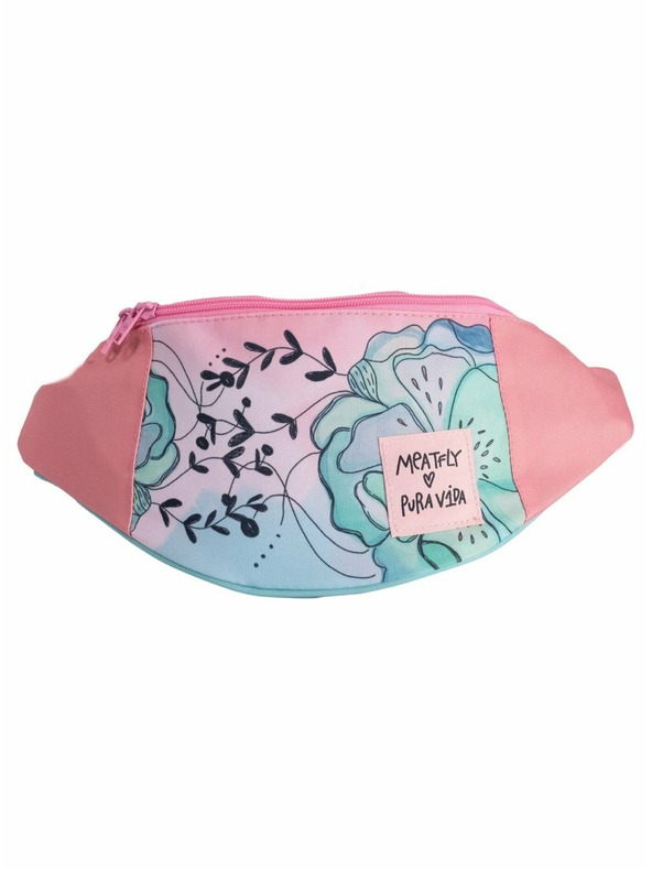 Meatfly Meatfly torbica oko struka X Pura Vida Taya Mint Flowers | Plava | Zapremina 2,5 L