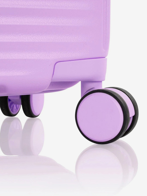 Heys Set od tri putna kofera u ljubičastoj boji Heys Pastel S,M,L