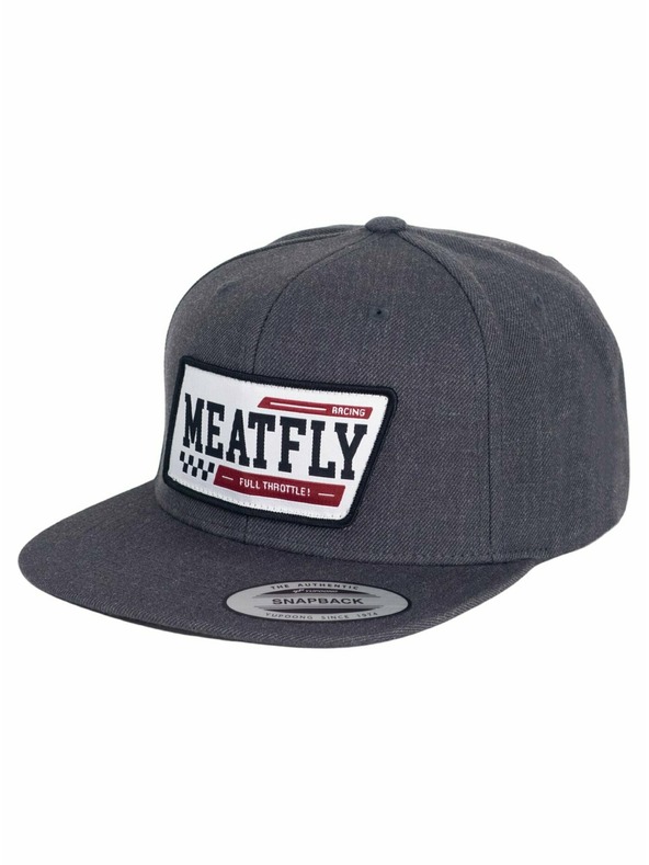Meatfly Meatfly šilterica Hornet Snapback Racing Dark Grey | Siva | Veličina