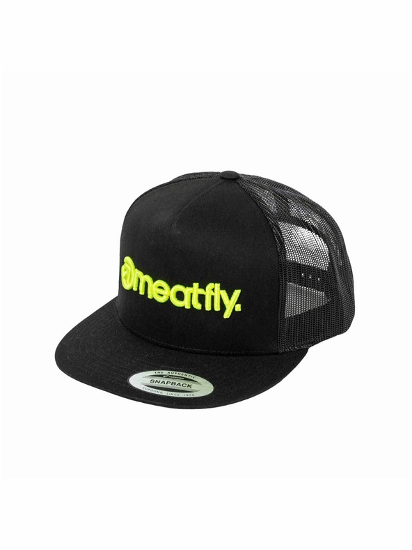 Meatfly Meatfly šilterica Mateo Trucker Snapback Lime / Black | Crna | Veličina