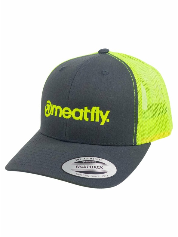 Meatfly Meatfly šilterica MF Logo Trucker Charcoal/Neon Green