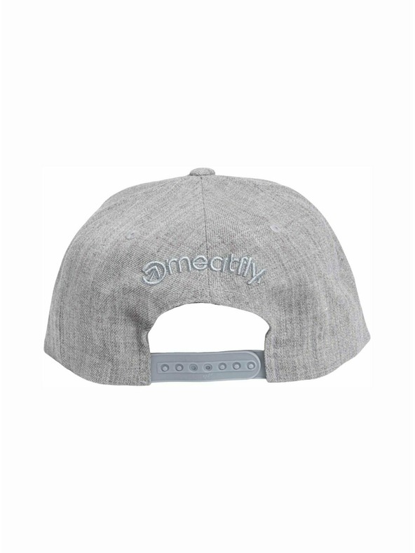 Meatfly Meatfly šilterica Finester Snapback Grey Heather | Siva | Veličina