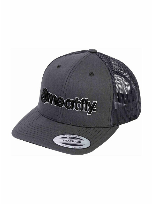 Meatfly Meatfly šilterica MF Logo Trucker Black / Dark Grey | Siva | Veličina