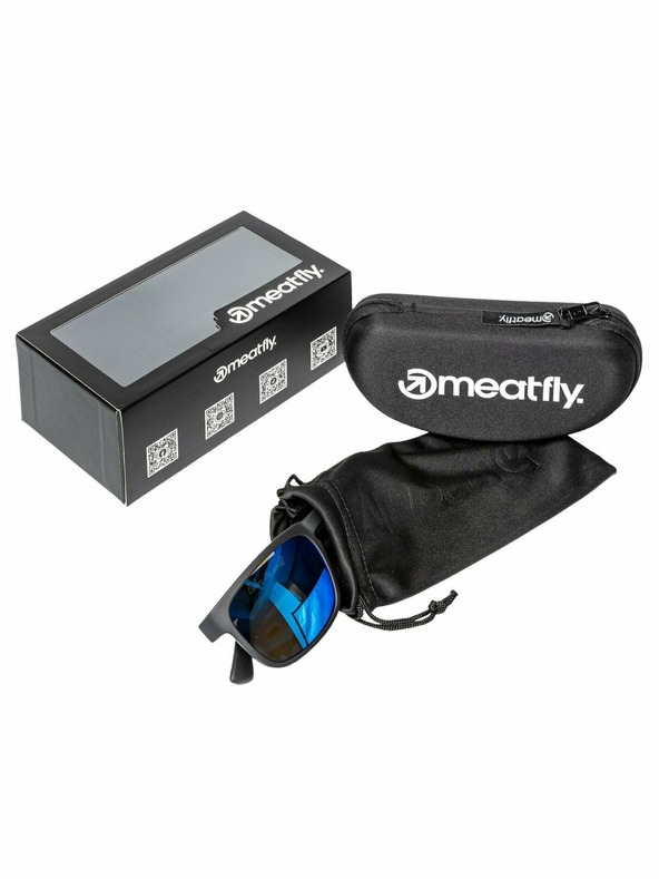 Meatfly Meatfly polarizacijske sunčane naočale Gammy Black Matt/Blue | Crna | Veličina