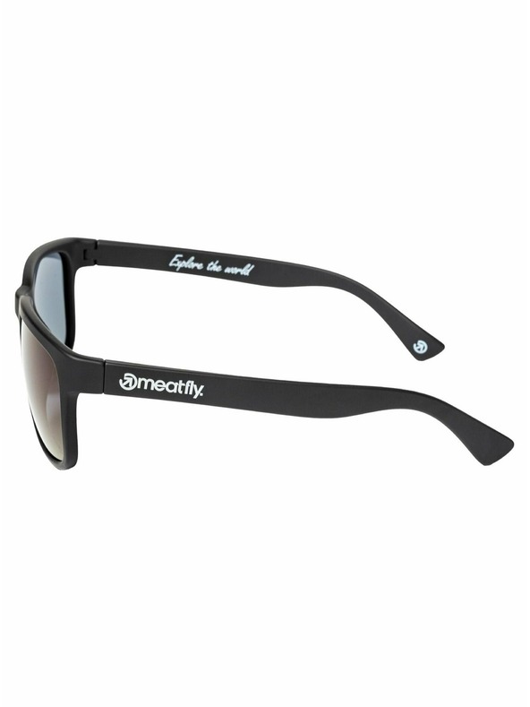 Meatfly Meatfly polarizacijske sunčane naočale Gammy Black Matt/Purple | Crna | Veličina