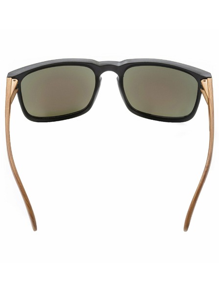 Meatfly Meatfly sunčane naočale Memphis Black / Wood | Narančasta | Veličina