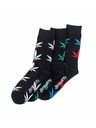 Meatfly Meatfly muške čarape Ganja Black Gift Pack | Višebojna | Veličina