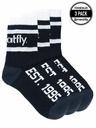 Meatfly Meatfly čarape Long Triple Pack Black | Crna | Veličina